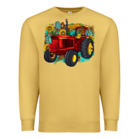 Antique Gold western tractor Premium Sweatshirt - texasbilliewilder