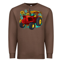 Chestnut western tractor Premium Sweatshirt - texasbilliewilder