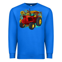 True Royal western tractor Premium Sweatshirt - texasbilliewilder