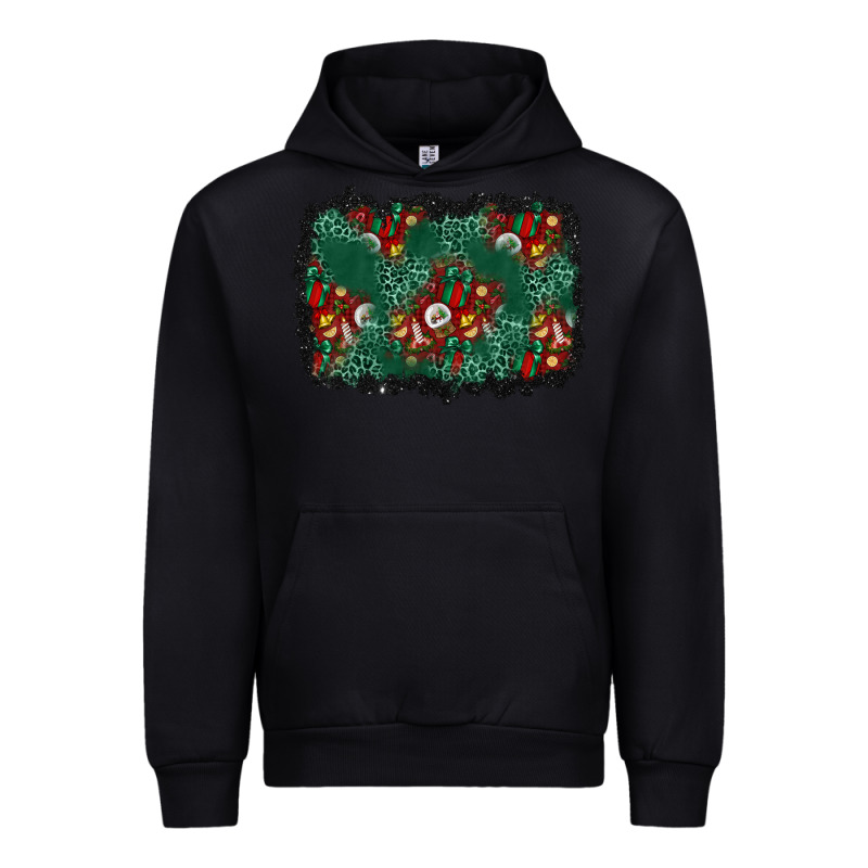 Christmas Gift Box And Leopard Background Urban Hoodie by BundleAndBundleShop | Teevron