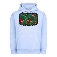 Pigment Grape Ice christmas gift box and leopard background Urban Hoodie - BundleAndBundleShop