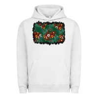 Pigment Lunar Rock christmas gift box and leopard background Urban Hoodie - BundleAndBundleShop
