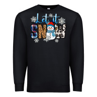 Black let it snow Premium Sweatshirt - Zillion Design Studio