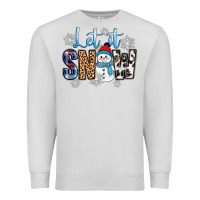 Dove Grey let it snow Premium Sweatshirt - Zillion Design Studio