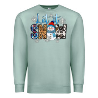 Seafoam let it snow Premium Sweatshirt - Zillion Design Studio