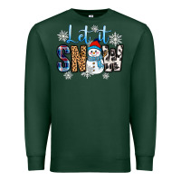 Sports Green let it snow Premium Sweatshirt - Zillion Design Studio