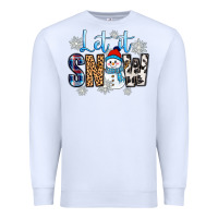White let it snow Premium Sweatshirt - Zillion Design Studio