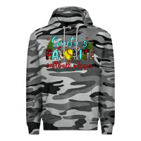 Slate Camo santa s favorite softball player Premium Hoodie - JahusDesignShop