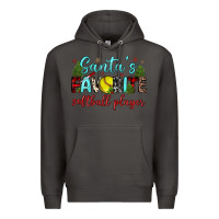 Smoke santa s favorite softball player Premium Hoodie - JahusDesignShop