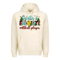 Tofu santa s favorite softball player Premium Hoodie - JahusDesignShop