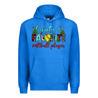 True Royal santa s favorite softball player Premium Hoodie - JahusDesignShop