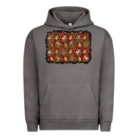 Pigment Tornado christmas gingerbread man and house background Urban Hoodie - BundleAndBundleShop