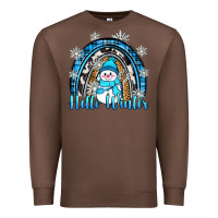 Chestnut hello winter rainbow Premium Sweatshirt - Zillion Design Studio