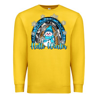 Lemon hello winter rainbow Premium Sweatshirt - Zillion Design Studio