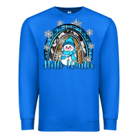 True Royal hello winter rainbow Premium Sweatshirt - Zillion Design Studio