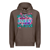 Coffee ı have selective hearing ı am sorry you were not Premium Hoodie - AdoDesignShop