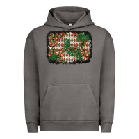 Pigment Tornado christmas ornament and diamond plaid  background Urban Hoodie - BundleAndBundleShop