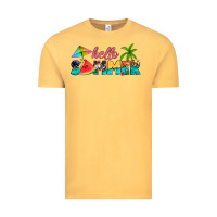 Vintage Mustard hello summer Vintage Tee - Artiststas
