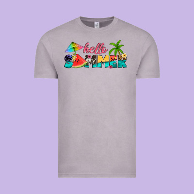Hello Summer Vintage Tee Designed By Artiststas