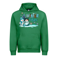 Emerald winter vibes Urban Hoodie - AdoDesignShop