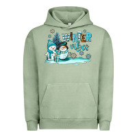 Pigment Oil Green winter vibes Urban Hoodie - AdoDesignShop