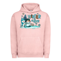 Pigment Salmon winter vibes Urban Hoodie - AdoDesignShop