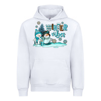 White winter vibes Urban Hoodie - AdoDesignShop