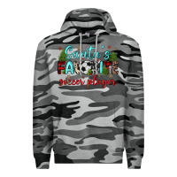 Slate Camo santa s favorite soccer player Premium Hoodie - JahusDesignShop