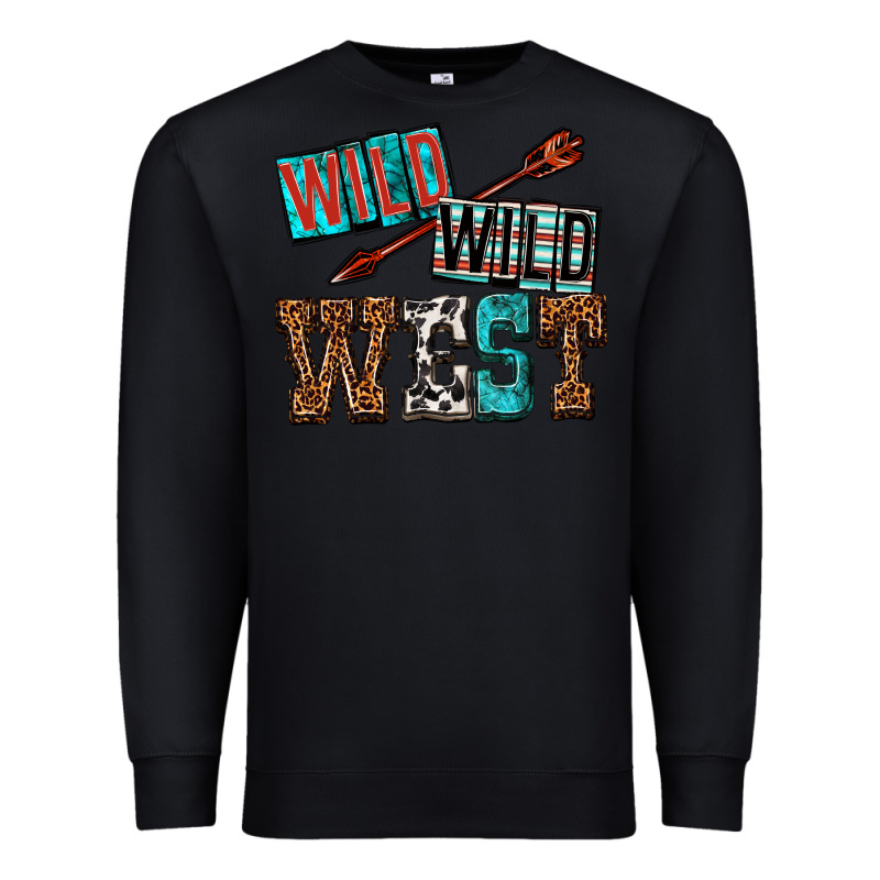 Wild Wild West Premium Sweatshirt by texasbilliewilder | Teevron