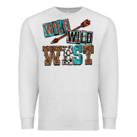 Oatmeal Heather wild wild west Premium Sweatshirt - texasbilliewilder