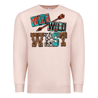 Pale Pink wild wild west Premium Sweatshirt - texasbilliewilder