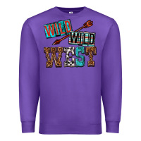 Purple wild wild west Premium Sweatshirt - texasbilliewilder