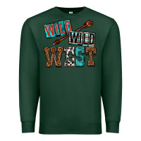 Sports Green wild wild west Premium Sweatshirt - texasbilliewilder
