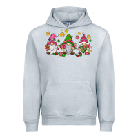 Heather Grey pink christmas gnomies Urban Hoodie - AdoDesignShop
