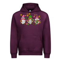 Mauve Wine pink christmas gnomies Urban Hoodie - AdoDesignShop