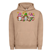 Pigment Burro pink christmas gnomies Urban Hoodie - AdoDesignShop