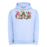 Pigment Grape Ice pink christmas gnomies Urban Hoodie - AdoDesignShop