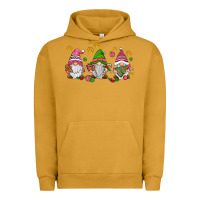 Pigment Peanut Butter pink christmas gnomies Urban Hoodie - AdoDesignShop
