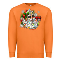 Carrot santa with sunglasses christmas Premium Sweatshirt - Zillion Design Studio
