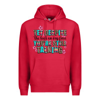 Cardinal yet despite the look on my face you are still talk Premium Hoodie - AdoDesignShop