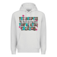 Dove Grey yet despite the look on my face you are still talk Premium Hoodie - AdoDesignShop