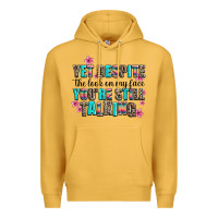 Mustard yet despite the look on my face you are still talk Premium Hoodie - AdoDesignShop