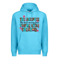 Ocean Blue yet despite the look on my face you are still talk Premium Hoodie - AdoDesignShop