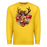 Lemon reindeer christmas Premium Sweatshirt - Zillion Design Studio