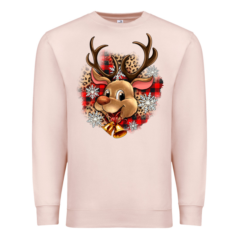 Reindeer Christmas Premium Sweatshirt by Zillion Design Studio | Teevron