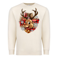 Sandshell reindeer christmas Premium Sweatshirt - Zillion Design Studio