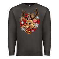 Smoke reindeer christmas Premium Sweatshirt - Zillion Design Studio