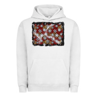 Pigment Lunar Rock christmas snow crystals background Urban Hoodie - BundleAndBundleShop