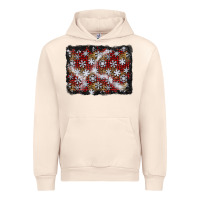 Christmas Snow Crystals Background Urban Hoodie | Teevron