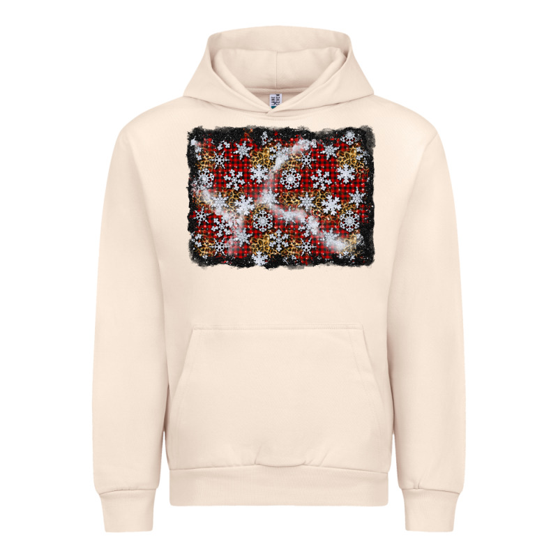 Christmas Snow Crystals Background Urban Hoodie by BundleAndBundleShop | Teevron